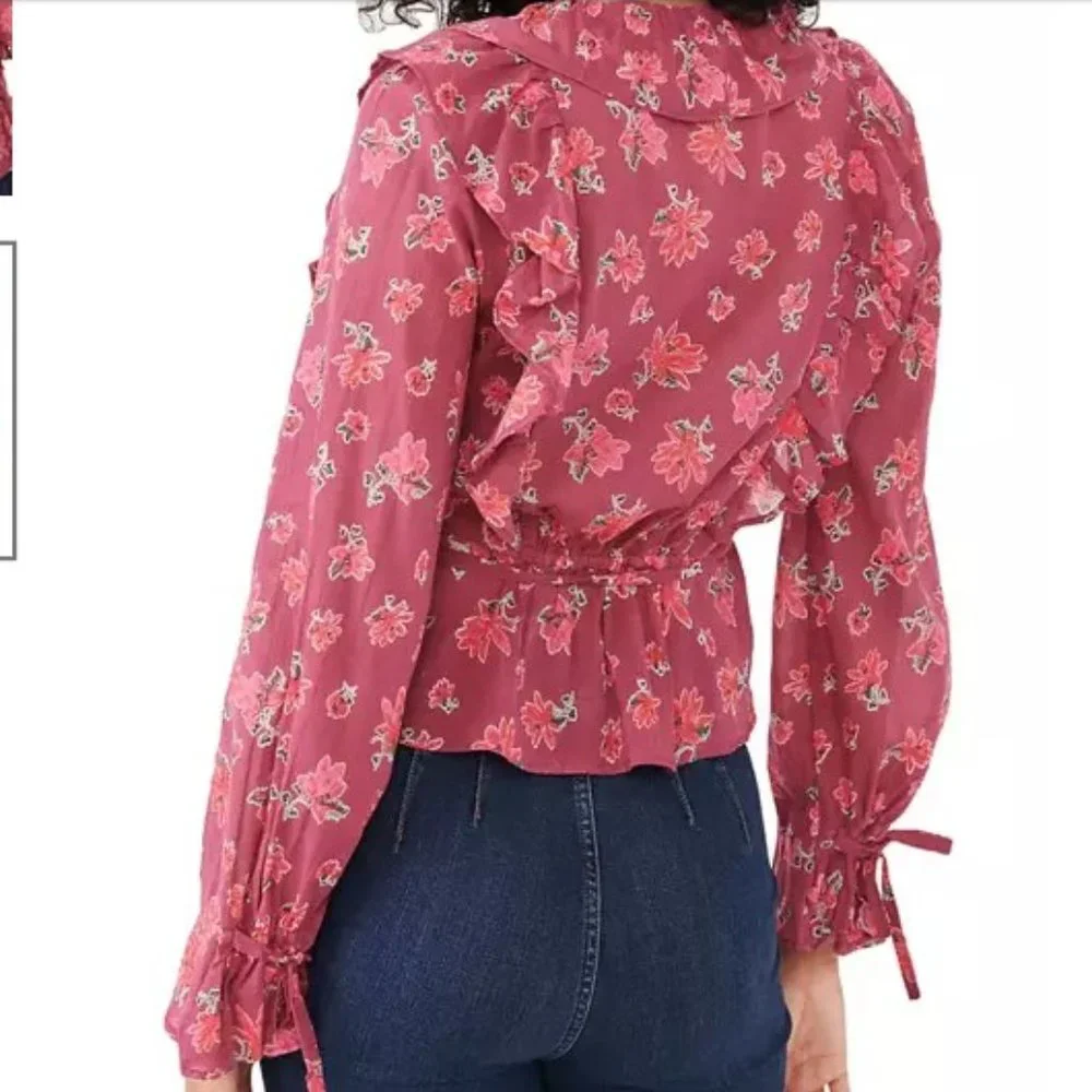 Free People Amanda Ruffle top - Picture 2 of 4